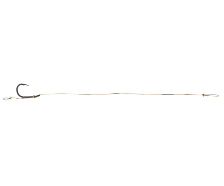 Готовый поводок Carp Pro Camo Hooklink 15см 25lb PTFE Wide Gape In-turned №6