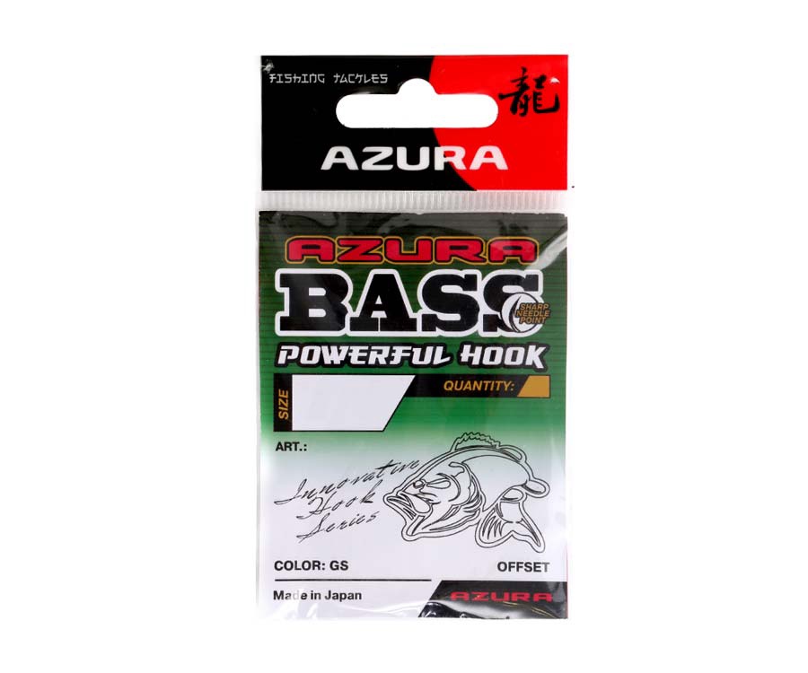 Крючки Azura Bass Powerful Hook №1/0 #2