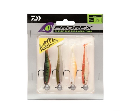 Набір спінінгових приманок Daiwa Prorex Perch Kit Set-1 4x7.5см