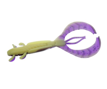 Силікон Flagman FL Craw 2.5" #0527 Violet/Lime Chartreuse
