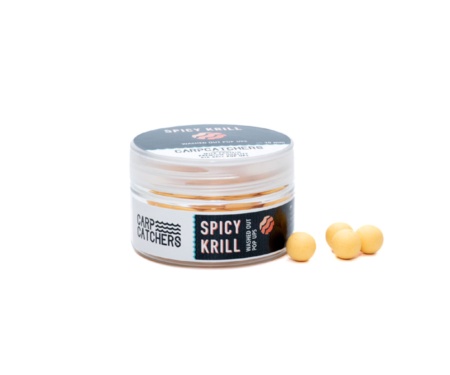 Бойлы Carp Catchers pop-up Spicy Krill 10мм