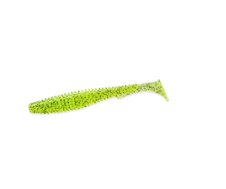 Силікон Fishup U-Shad 3.5" #055 Chartreuse/Black