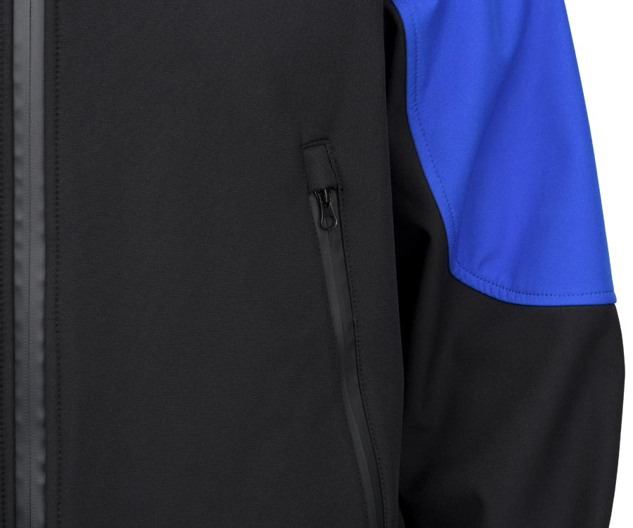 Куртка Flagman Armadale Soft Shell Black/Blue XL #4