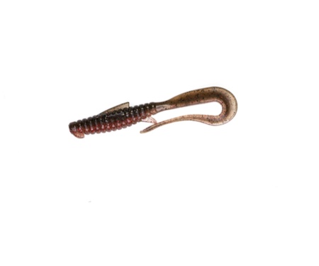 Силікон Angry Baits Mad Worm 3,5" Red Craw Dad UV