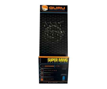 Готовый поводок Guru SMWG Bayonet Ready Rigs 4" №10 0.19мм 8шт