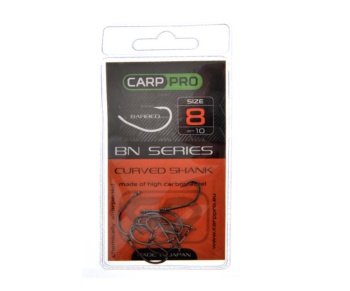 Крючки Carp Pro Black Nickel Curved Shank №8 #2