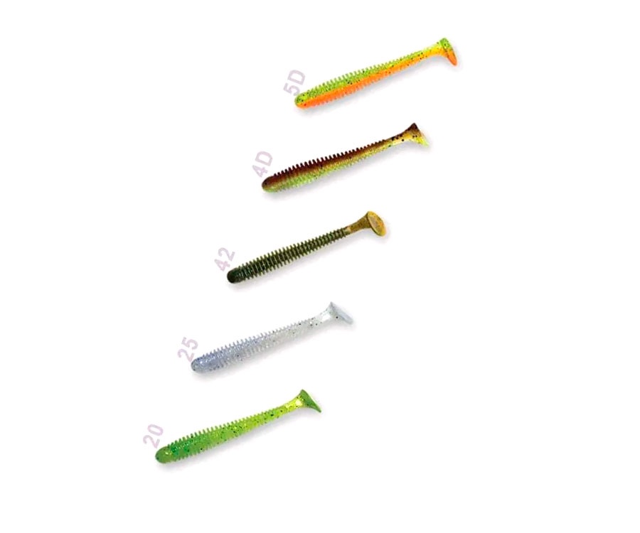 Виброхвост Crazy Fish Vibro Worm 3.4"  #M57 кальмар