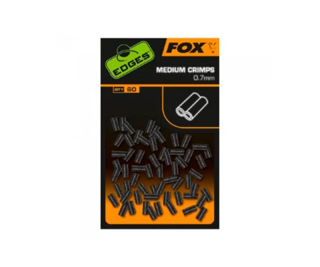 Обжимні трубки FOX Edges Medium Crimps 0.7мм