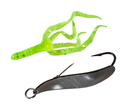 Блесна Mepps Timber Doodle 8г Black/Chartreuse