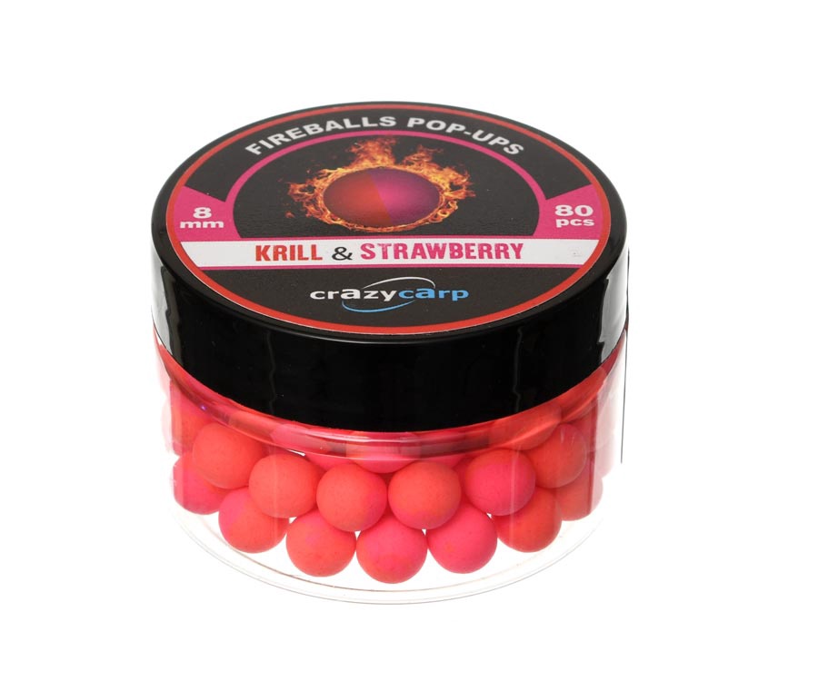 Бойлы Crazy Carp  Krill & Strawbery 8мм