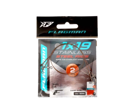 Поводок Flagman X19 5кг 25см