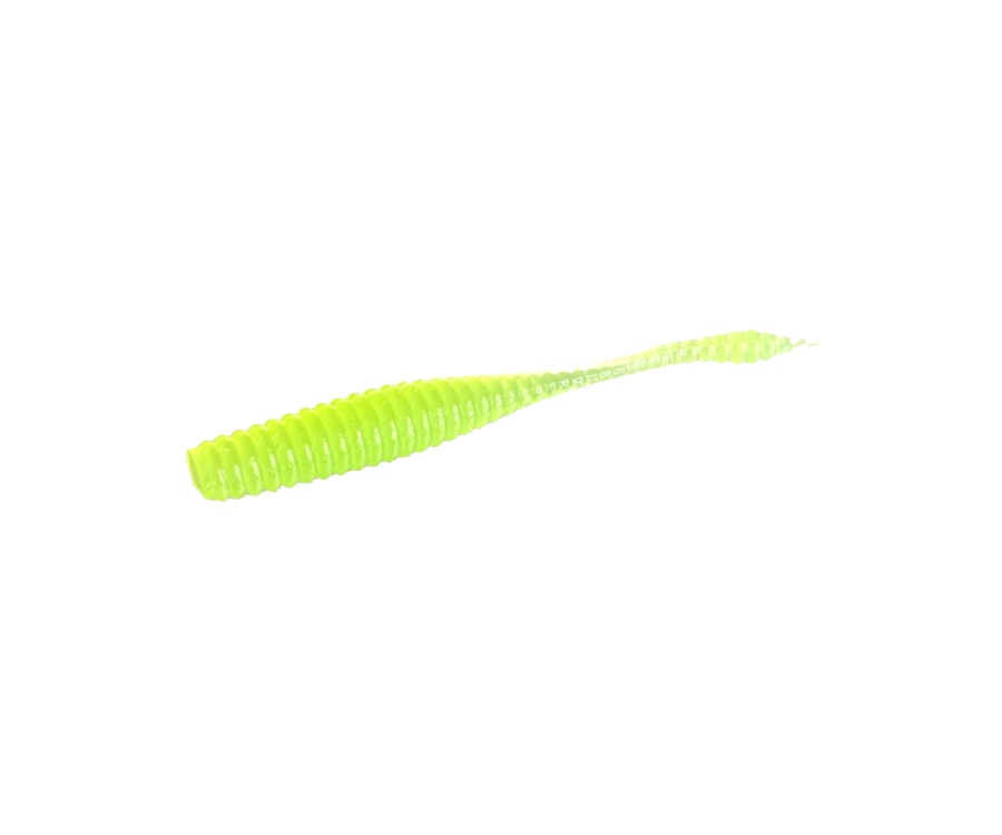 Силикон Big Baits Ribbed Leech 1.8" #014 Lime/Glow