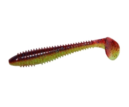 Силікон Keitech Swing Impact FAT 3.3" #15 grape chart red flk