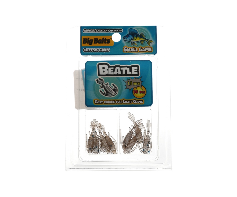Нимфа Big Baits Beeatle 1" Green Pumpkin