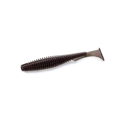 Силікон Fishup U-Shad 2.5" #050 Green Pumpkin Brown/Red & Purple