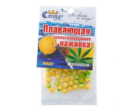 Пенопластовые шарики Corona fishing Конопля (миди)