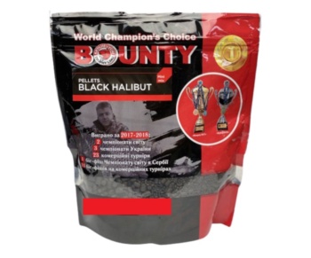 Пеллетс Bounty Pellets Black Halibut 4.5мм #1