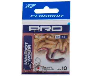 Гачки Flagman Maggot Worm Pro №12 #2