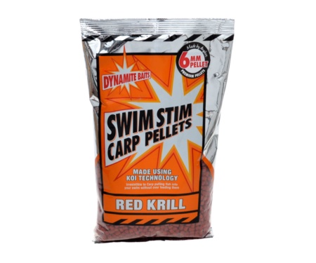 Пелетс Dynamite Baits Swim Stim Red Krill Pellets 6 мм 900 г