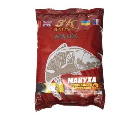 Макуха 3KBaits жареная натуральная 1000 г