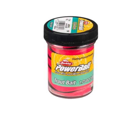 Паста форелевая Berkley PowerBait Trout Bait Swirls Pink Panda