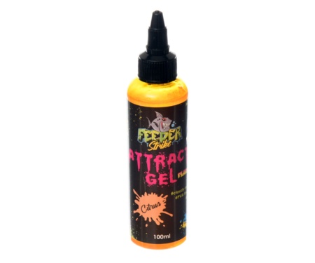 Атрактант Feeder Strike Attract Gel Fluoro Smoked Geel 100мл Citrus