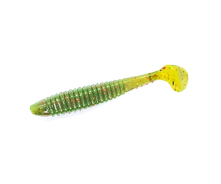 Силікон Angry Baits Fatik 2" Green Oil