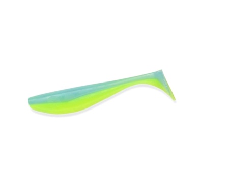 Силікон Fishup Wizzle Shad 2" #206 Sky/Chartreuse