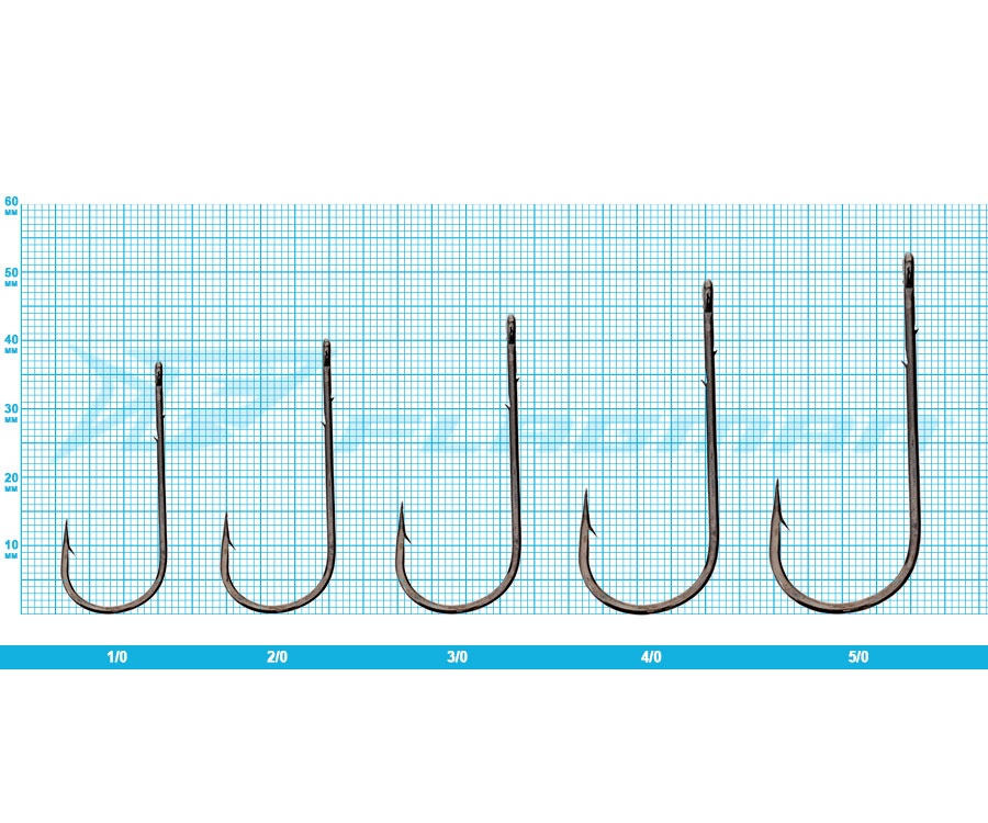 Крючки Flagman Single Round Bend Worm №4/0 #3