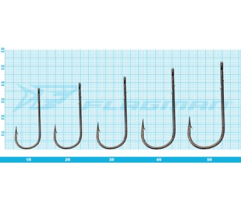 Крючки Flagman Single Round Bend Worm №4/0 #3