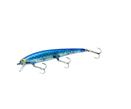 Воблер Bomber 15 Long A 11.4см 14.2г Silver Prism Blue Back