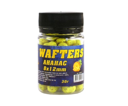 Бойли 3KBaits Wafters 8*12мм Ананас