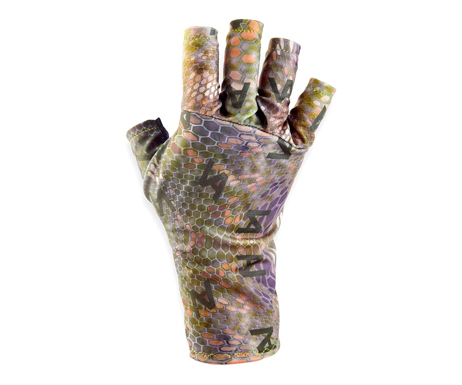 Солнцезащитные перчатки Veduta UV Gloves Reptile Skin Forest Camo L #3