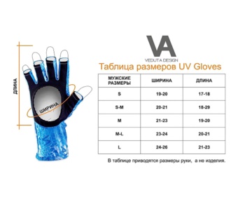 Солнцезащитные перчатки Veduta UV Gloves Reptile Skin Forest Camo L #4
