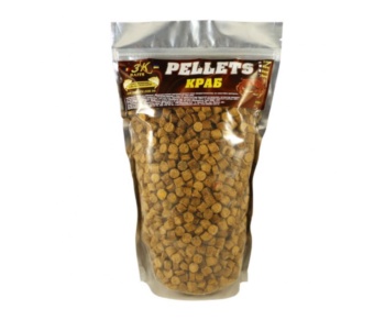 Пеллетс 3KBaits 8мм 800г краб #1