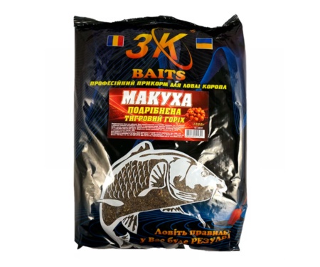 Макуха 3KBaits смажена тигровий горіх орех 1000 г