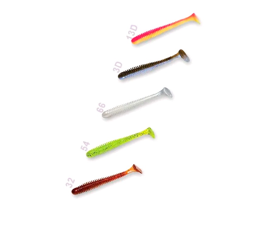 Виброхвост Crazy Fish Vibro Worm 3.4"  #M56 кальмар