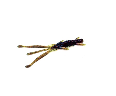 Силікон Fishup Shrimp 3" #019 Motor Oil/Red