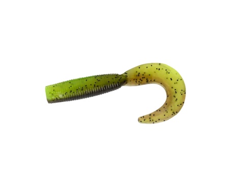 Силікон Daiwa Bait Junkie 2.5" Grub GP Chartreuse UV