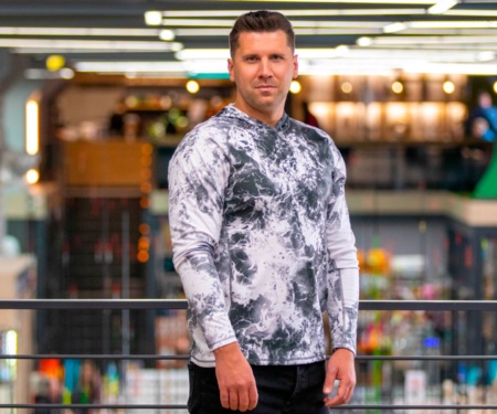 Термоджерси с капюшоном Flagman Dark Stone XL