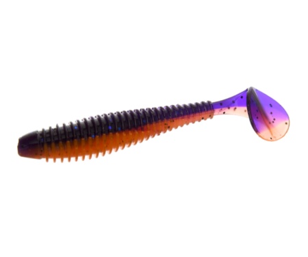Виброхвост Flagman Mystic Fish Fat 2.8" #0502 Violet / Orange