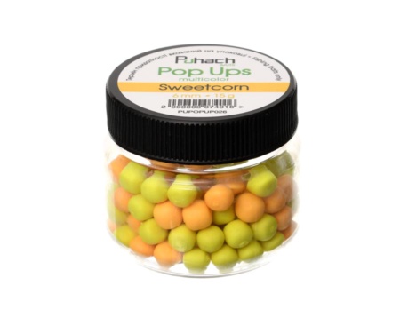 Бойли Puhach Baits Pop-Ups 6мм Multicolor Sweetcorn
