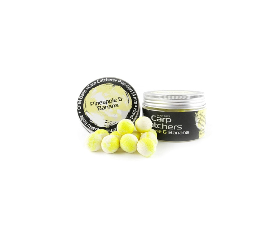 Бойлы pop-up Carp Catchers Pineapple&Banana 14мм