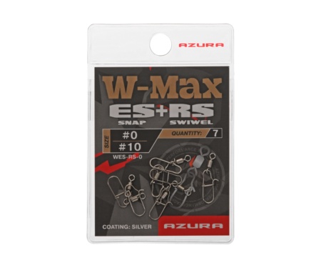 Застежка с вертлюгом Azura W-Max ES Extended Snap+RS-Roling Swiwel #0/#10
