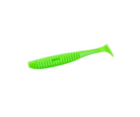 Силікон Angry Baits Shiner 5" 10 Acid Green UV