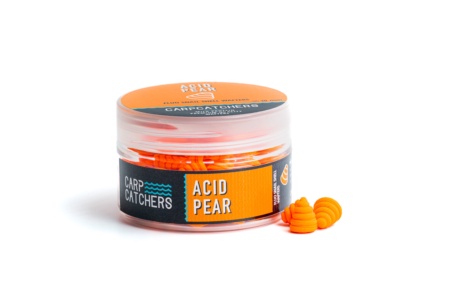 Вафтерc Carp Catchers Fluo Snail Shell Wafters ACID PEAR 10мм