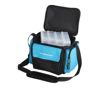 Сумка спиннинговая Flagman Spin Bag с 4 коробками 27х19х19см