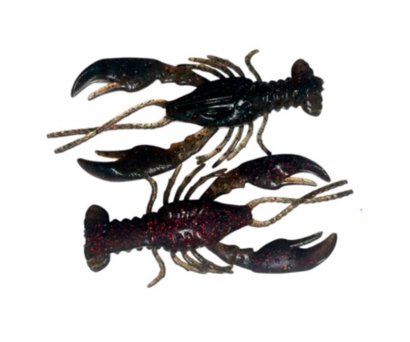 Силикон Angry Baits Kraken 3.6" 52 Red Craw Dad UV
