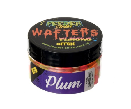 Бойлы Feeder Strike Wafters Fluoro 6x8мм Plum