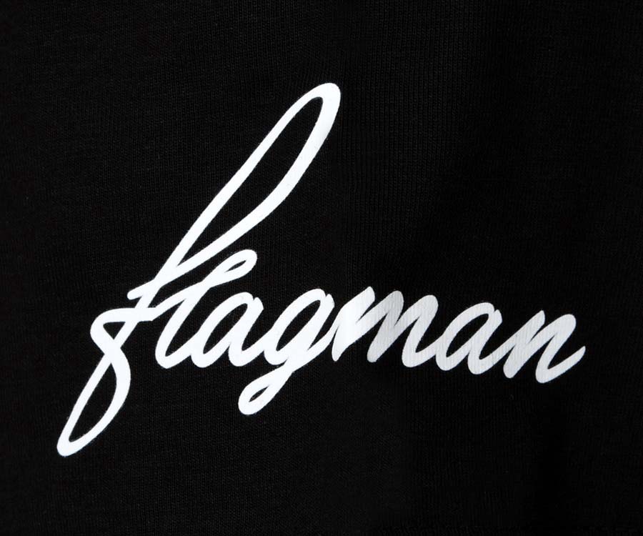 Футболка Flagman Классическая 160г/м Black Карп Маленький M #6